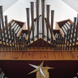 Horizontaltrompete des Hauptwerks.