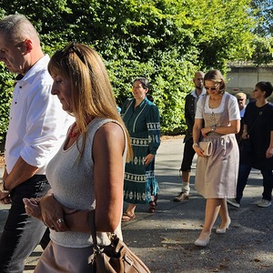 Prozession zur Pfarrkirche