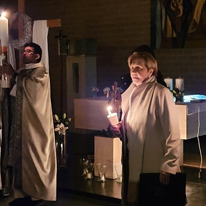 Präsentation der Osterkerze