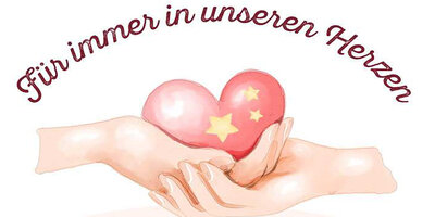Hände, die ein Herz halten