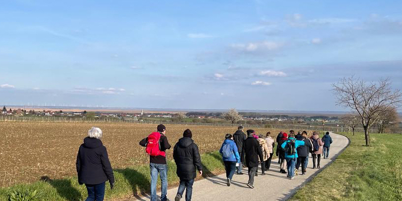 Pilger auf dem Weg